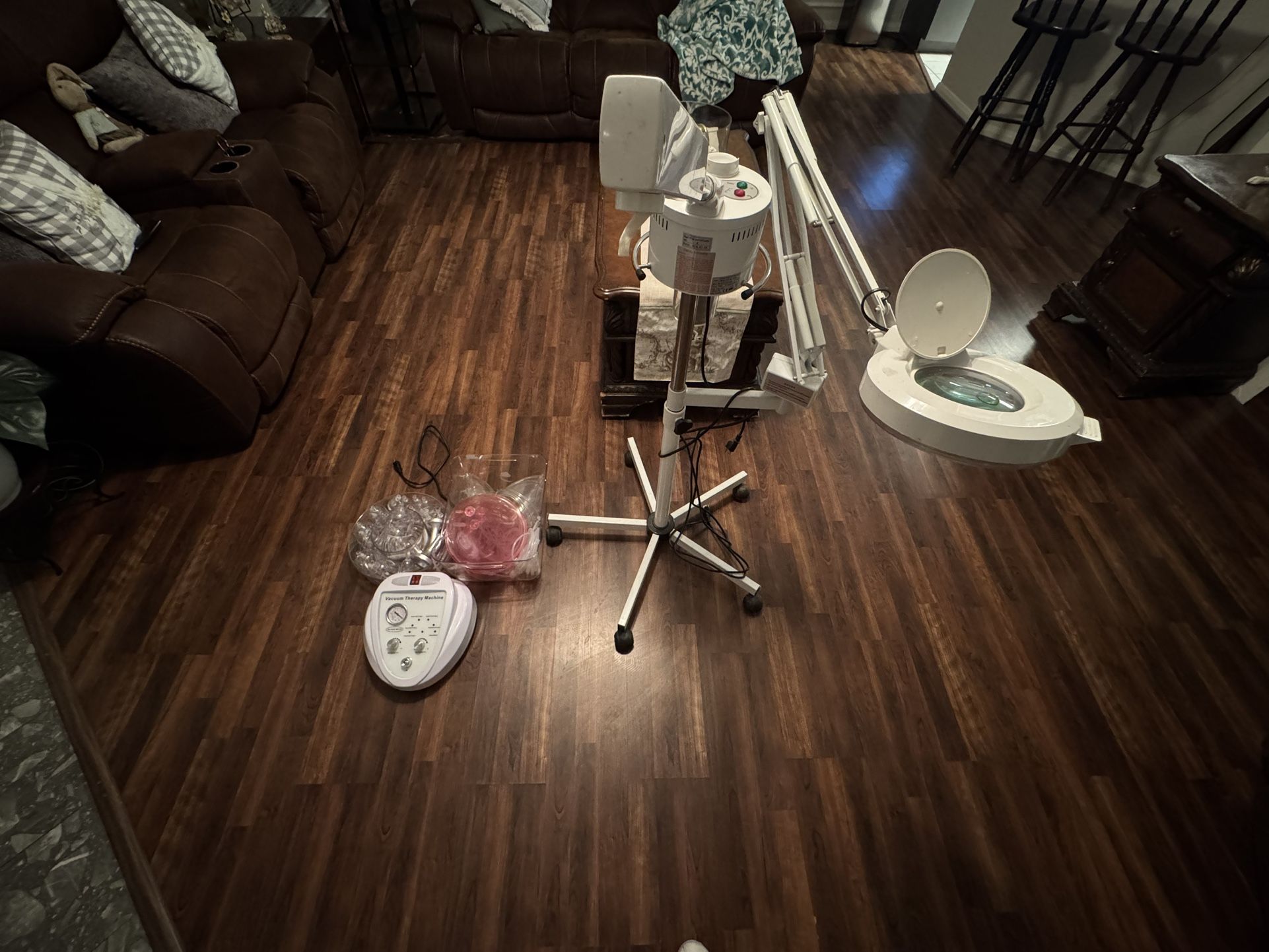 Facial Steamer With Lights And Magnifying Glass