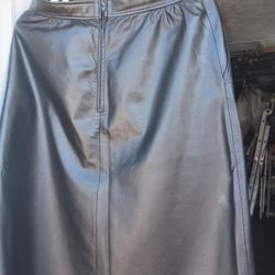 Leather Skirt