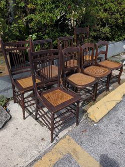 Lot of vintage chairs