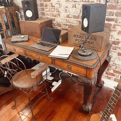 Antique Empire Desk Turn Of The Century 