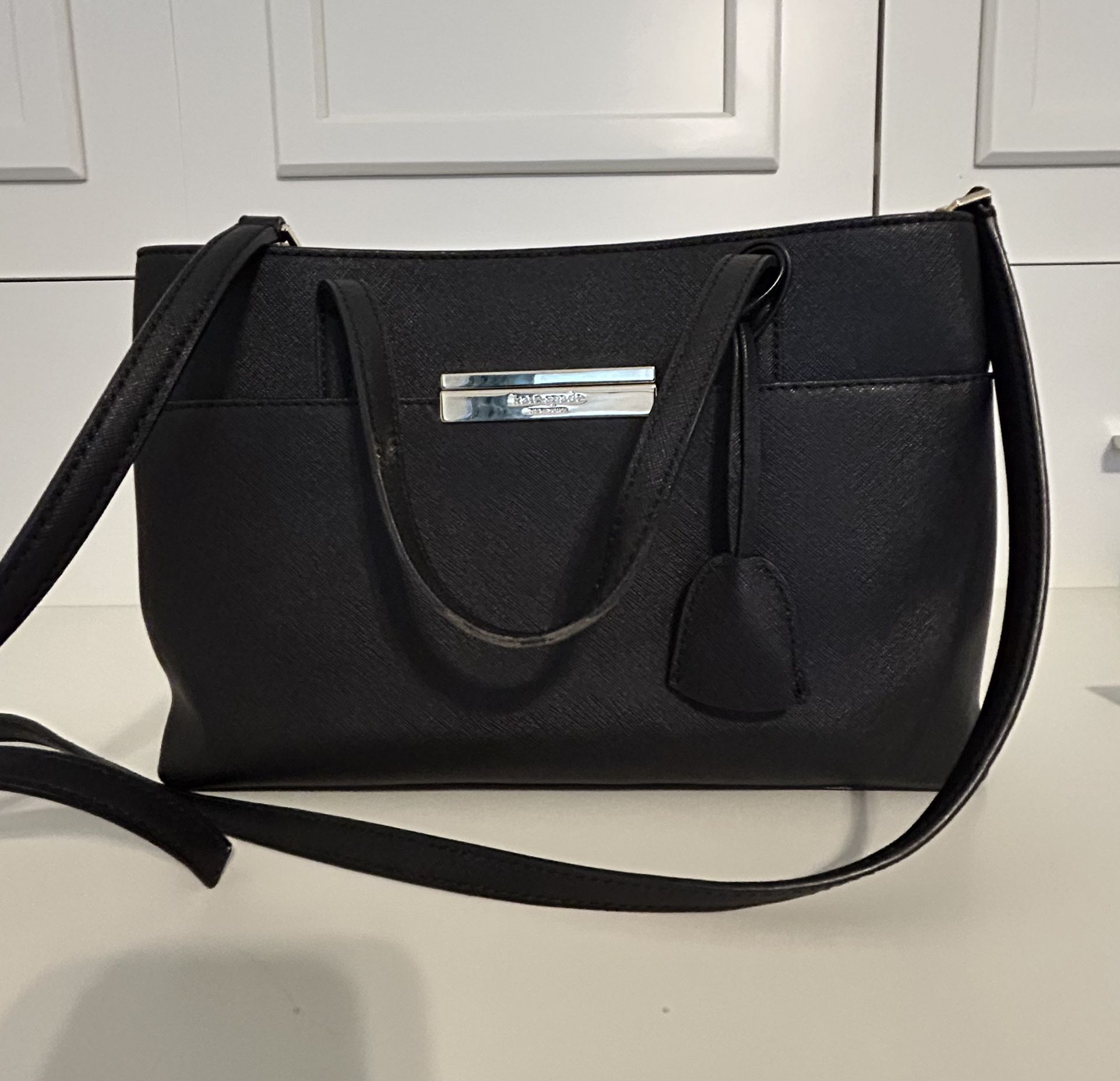 Kate Spade Black Saffiano Leather Satchel