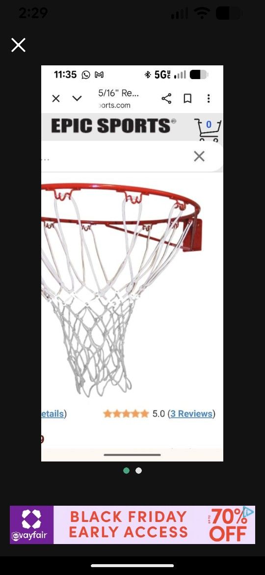 Basketball Rim Hoop