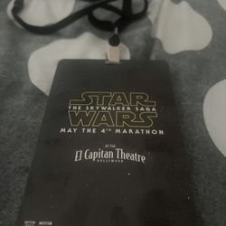 Star Wars Lanyard El Capitan Theatre The Skywalker Saga May The 4th Marathon