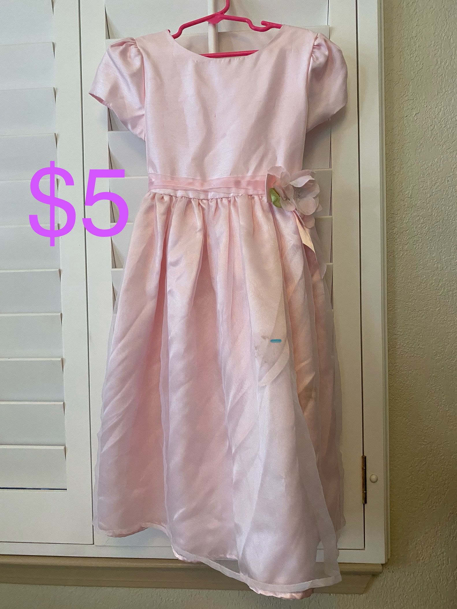 Pink Spring Girls Dress Size 8
