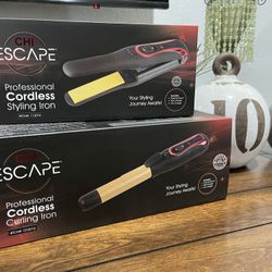 Chi Escape Professional Styling Iron And Curling Iron ~ Your Choice !