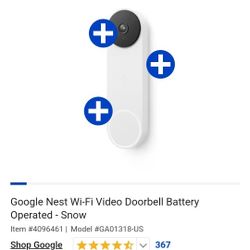 Google Nest Video Doorbell Wired (2nd Gen) - Snow
Item #(contact info removed) |
Model #GA02767-US