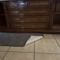good wooden furniture with mirror