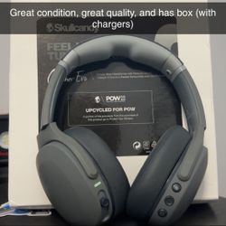 Skullcandy Crusher EVO Wireless Over Ear Headset (chill grey)