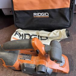 RIwDGID 18V OCTANE Brushless Cordless 3-1/4 in. Hand Planer (Tool Only) with Dust Bag