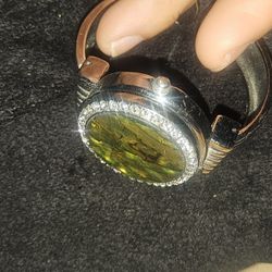 Geneva Vintage Abalone Watch Beacelet