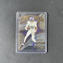 2025 Panini Revolution Justin Jefferson Showstoppers Neutron Serial #'d 11/30