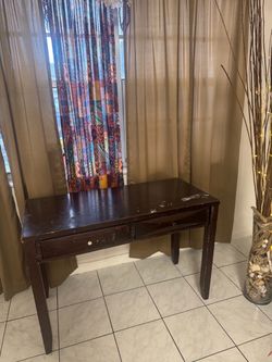 Wooden desk