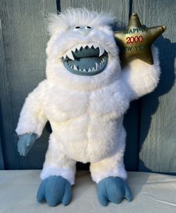 Abominable Snowman Plush Happy 2000 New Year
