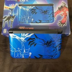 Nintendo 3ds Xl Pokemon Y X blue Edition 