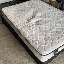 Full Size Mattress And Box Spring And Frame