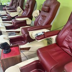 6 Pedicure Chairs 