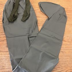 Fishing Wader Elastic Straps Pants Excellent Condition Vinyl Only Used Once