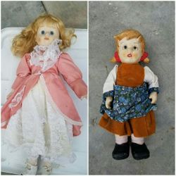 Porcelain dolls. 20 each