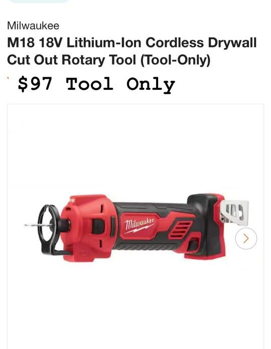 Drywall  Cut Off Tool Only