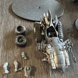 Megatrak scrapjet, sub assemblies.