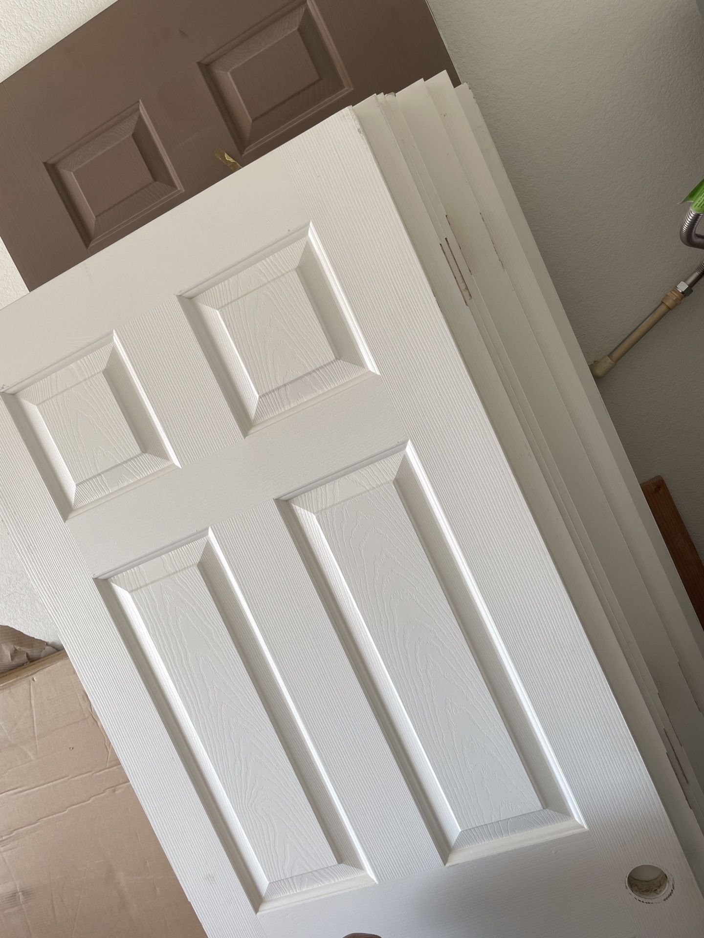 6 Panel Interior Doors - White 28” x 79” (2 Available)