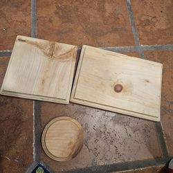 Wood model display stand