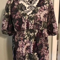 Woman’s Purple Ann Taylor Shirt Sz. S