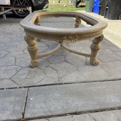 decorative oval coffee table base/frame 