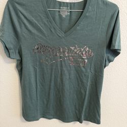 Ladies V Neck T Shirt