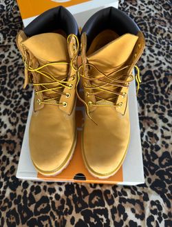 Timberland 6” premium waterproof boots ( wheat ) size 10.5 mens