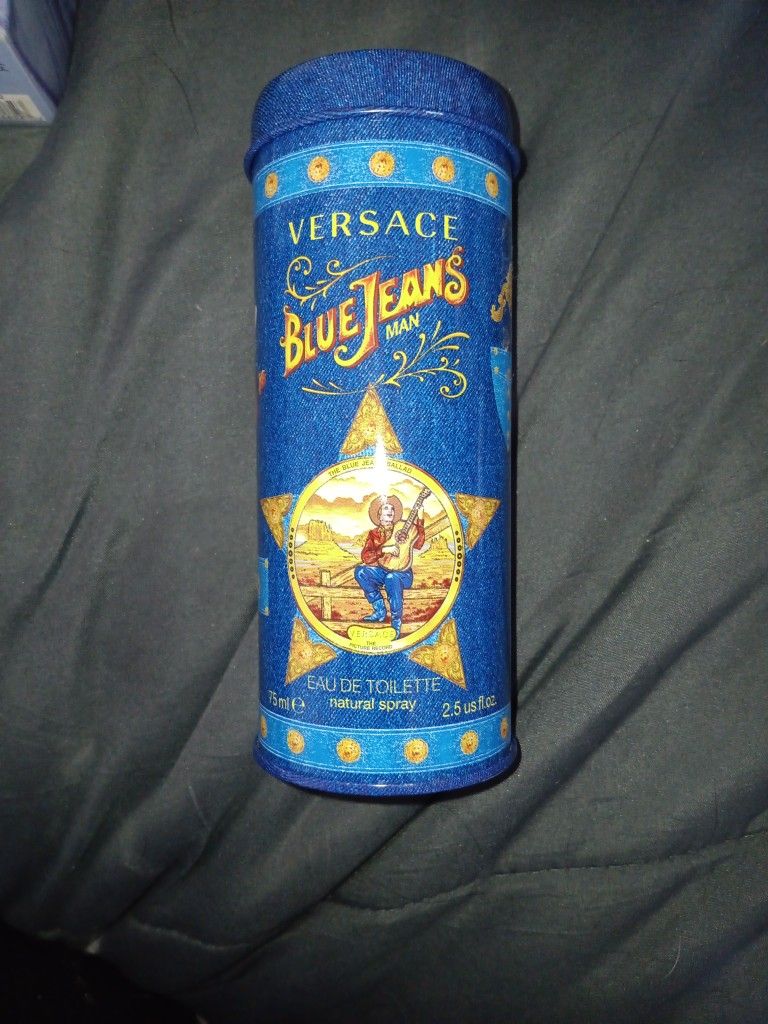 Versace Blue Jeans Man For Men 2.5 FL Oz