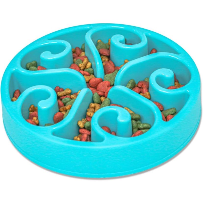 Slow Feeder Dog Bowls, Anti-Choking Large Puzzle Slow Feeder Food Dog Bowl