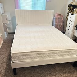 Bed & Bed Frame | White 