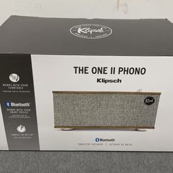 Klipsch The One II Powered Bluetooth Speaker with Phono - NEW IN BOX 