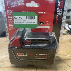 Milwaukee Tools Batter M18 XC5.0