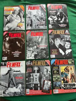 FILMFAX Magazine Lot of 70 Issues ranging #11 -165, years 1988 to 2023