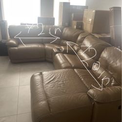 Reclining Sectional Leather . Price Including Delivery 