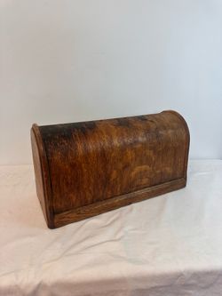 Antique Wooden Sewing Machine Case Cover