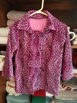 Pink Cheetah print jacket and matching headband