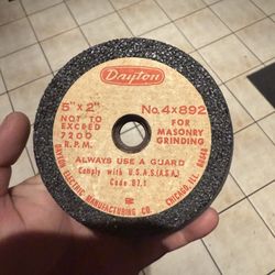 Dayton Masonary cup, grinding wheel never used $15 each I got 2 total $30 both in n Lakeland 