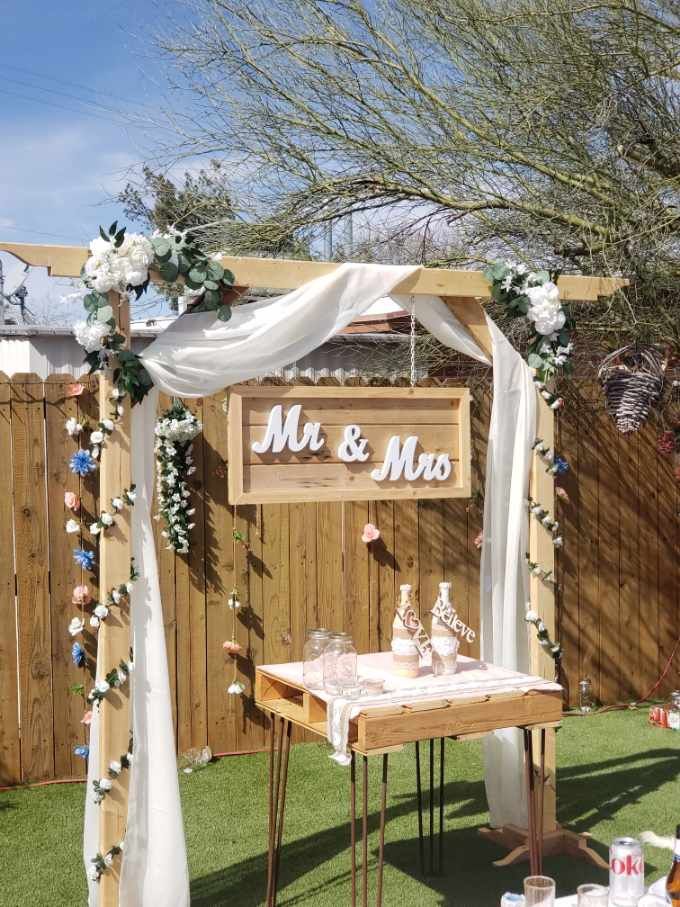 Hanging Wedding Sign