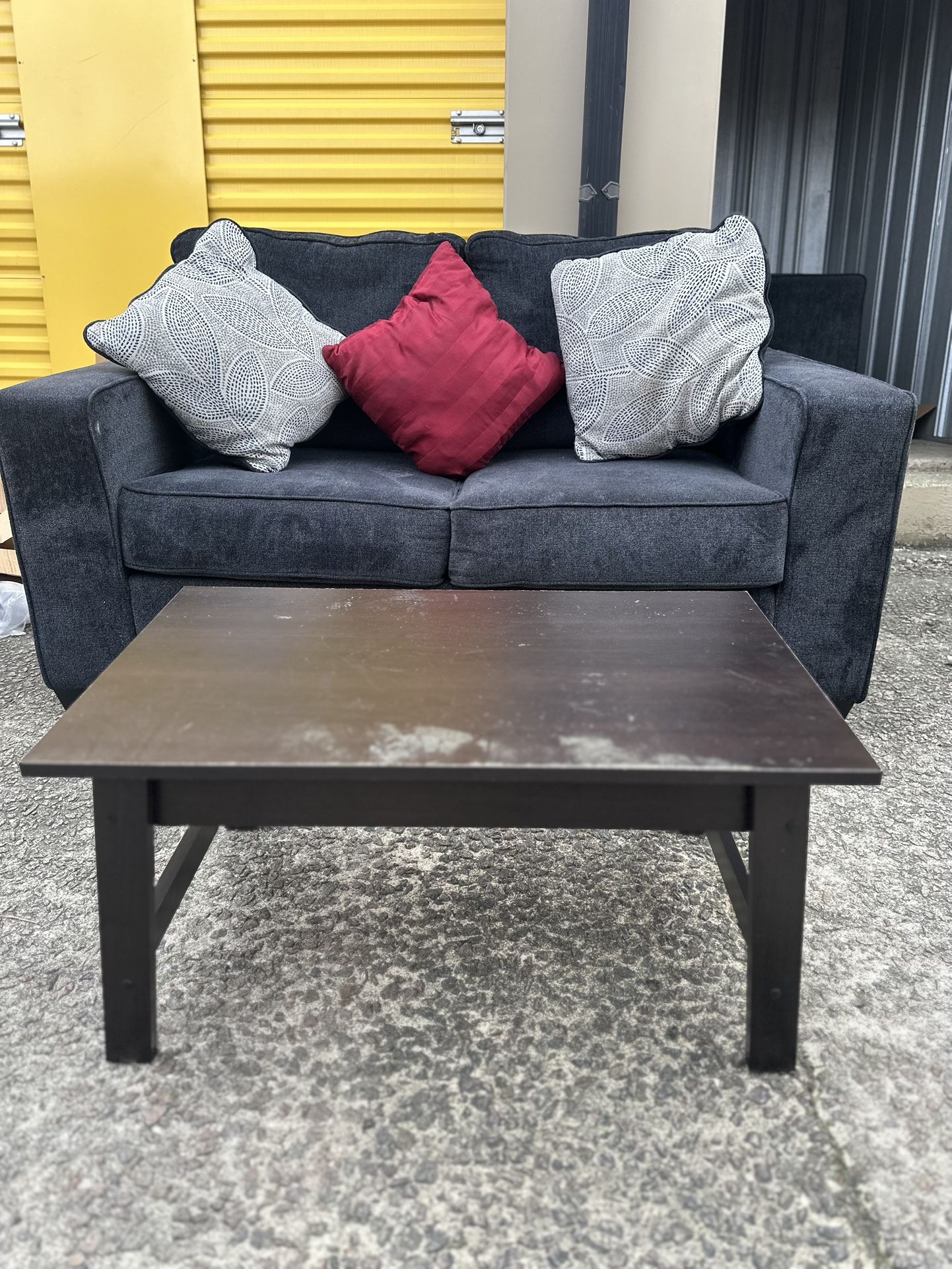 Couch Set Navy Blue
