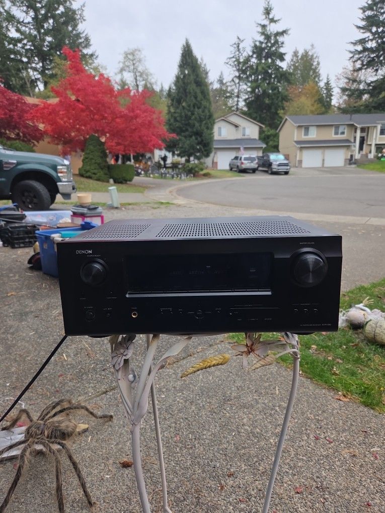 Denon AVR-590 5.1 HDMI Home Theater 75W Surround Receiver Tested