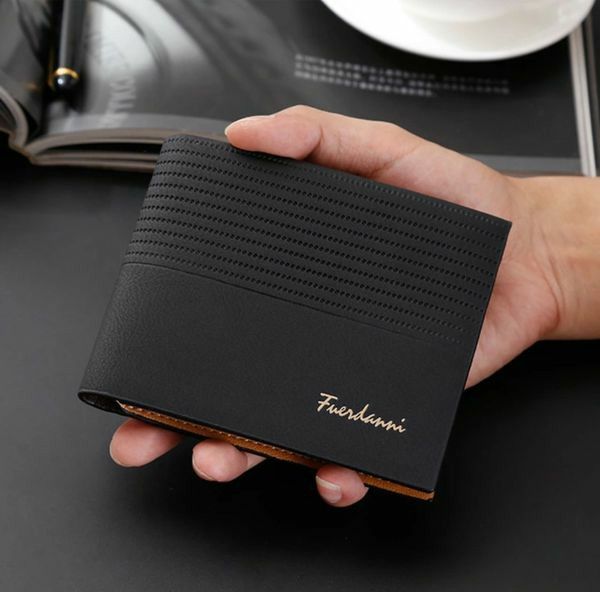 Fuerdanni Leather Wallet For Men, Color Black