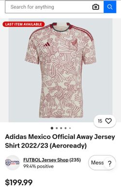Adidas Mexico Official Away Jersey Shirt