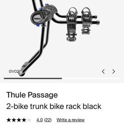 Trunk Bike Rack Two Bike