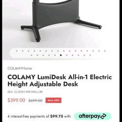 Adjustable desk In Box