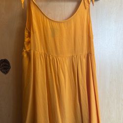 Forever 21 yellow summer dress
