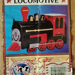 Train Locomotive Rural Mailbox Cover