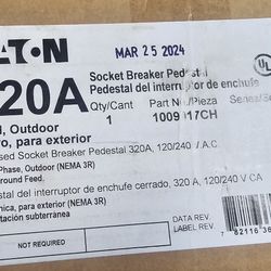 Eaton 1009017CH 320A Meter Pedestal